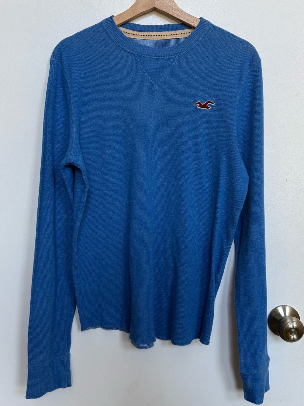 Hollister Blue Crewneck Men’s Sweater size L
